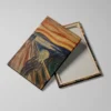 tableau le cri de munch detail toile tendue Tableau le cri de munch