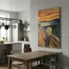 tableau le cri de munch sur alu Tableau le cri de munch