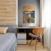 tableau le cri de munch sur toile tendue Tableau le cri de munch