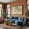 Tableau mappemonde vintage