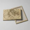 Tableau mappemonde vintage