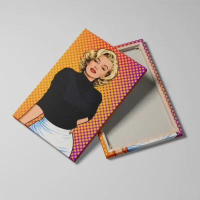 tableau marilyn monroe pop art detail toile tendue Tableau Marilyn Monroe pop art