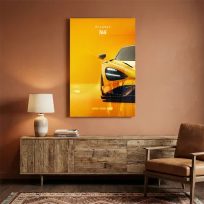 tableau mclaren 765 sur plexiglass Tableau McLaren 765