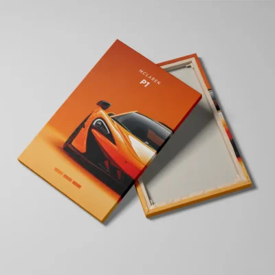 tableau mclaren p1 detail toile tendue Tableau McLaren P1