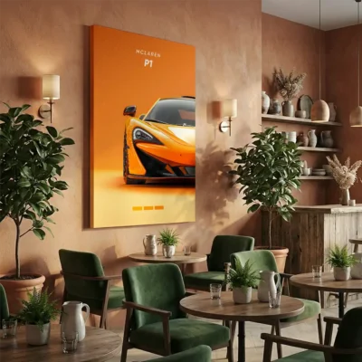 tableau mclaren p1 sur toile tendue Tableau McLaren P1