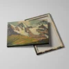 tableau montagne suisse detail toile tendue Tableau montagne Suisse