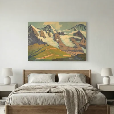 tableau montagne suisse sur alu Tableau montagne Suisse