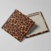 tableau motifs de girafe detail toile tendue Tableau motifs de girafe