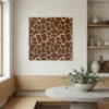 tableau motifs de girafe sur alu Tableau motifs de girafe