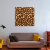 tableau motifs de girafe sur toile tendue Tableau motifs de girafe