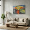 tableau paysage abstrait sur alu Tableau paysage abstrait