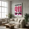 tableau porsche gt3 rs sur toile tendue Tableau Porsche GT3 RS