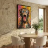 Tableau singe drôle
