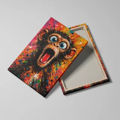 Tableau singe drôle