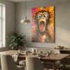 Tableau singe drôle