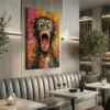 Tableau singe drôle