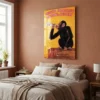 tableau singe vintage sur plexiglass Tableau singe vintage