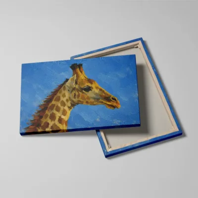 Tableau tête de girafe