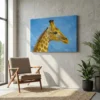 Tableau tête de girafe